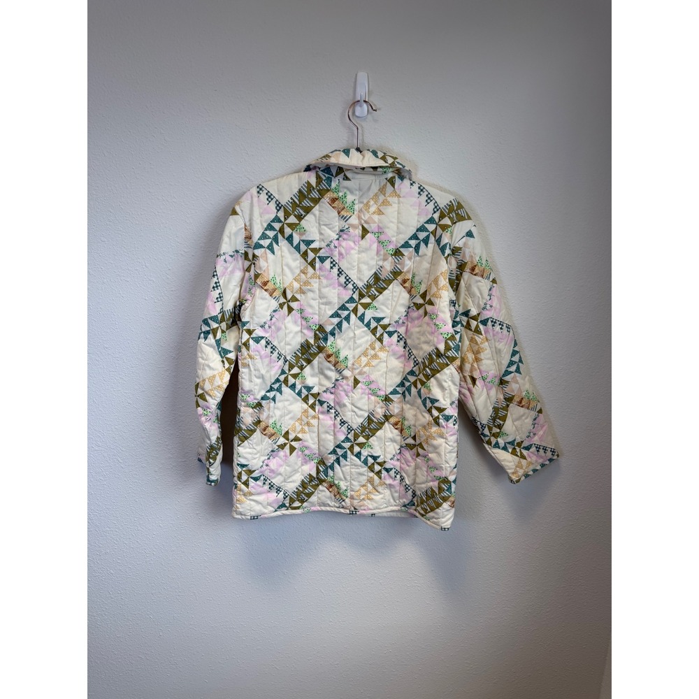 Universal Thread NWT Quilted Chore Jacket Womens Small Snap Button Boho Indie - Picture 4 of 8